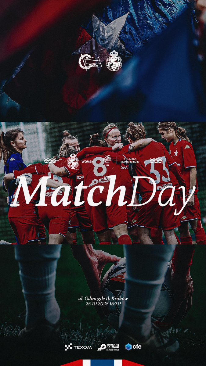 womenwisla's tweet image. 🔥𝐌𝐀𝐓𝐂𝐇𝐃𝐀𝐘 🔥
🆚 Wanda Kraków 
🏟  ul. Odmogile 1b, Kraków
🕐 15:30
🏆 II liga PZPN  

🔵⚪️🔴