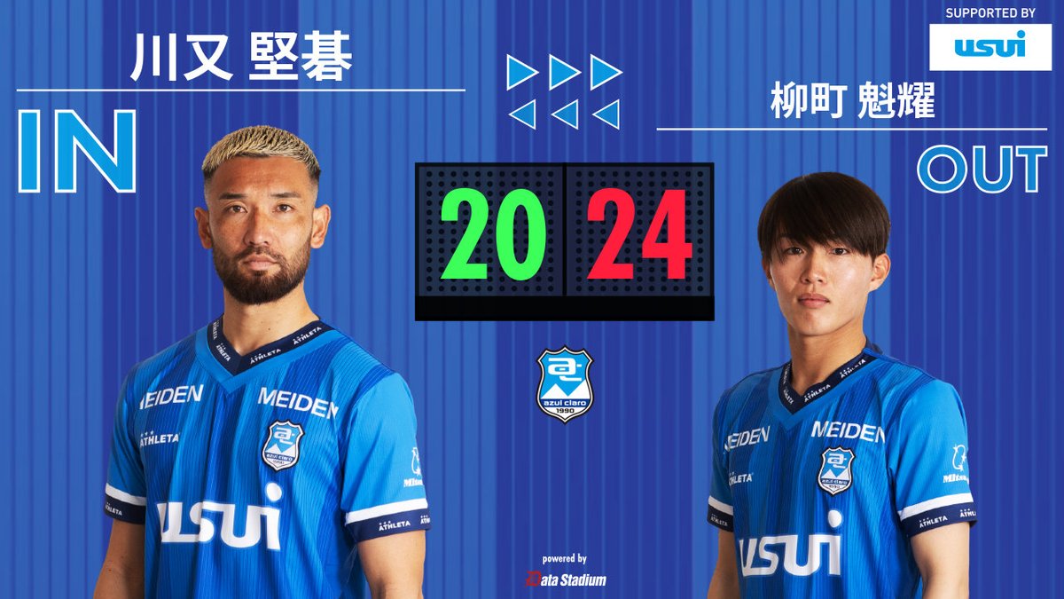 2023アスルクラロ沼津 川又堅碁選手アウェイユニフォーム サイズ2XO 2023アスルクラロ沼津 川又堅碁選手アウェイユニフォーム サイズ