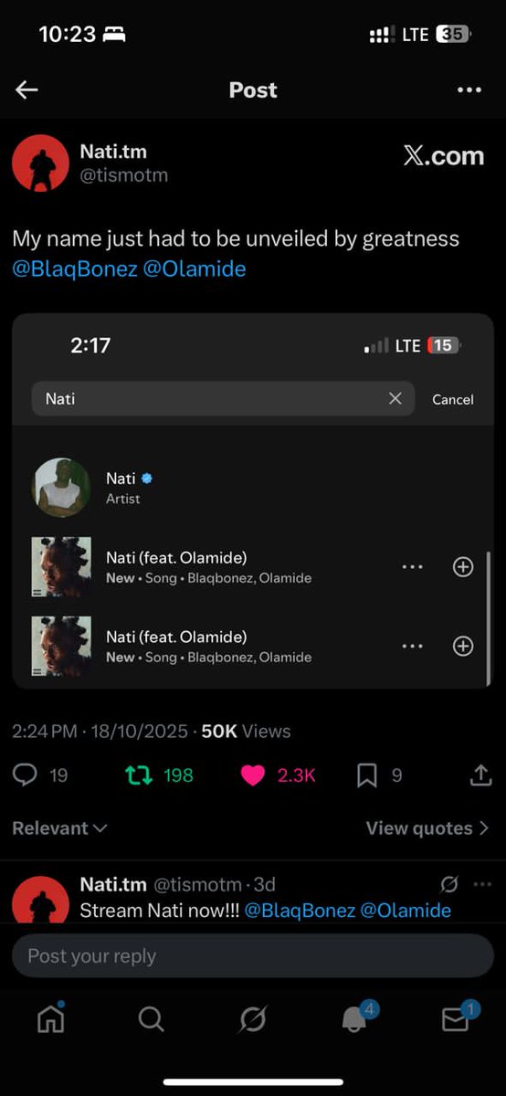 tismotm's tweet photo. @rynenzo @rynenzo NOBODY IS HARDER THAN NATI
HE JUST GOT CO - SIGNED BY  @Zlatan_Ibile https://t.co/zob4ZYCoYc
