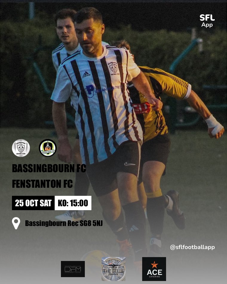 It's cup action today as we face <a href="/fenstantonfc/">FenstantonFC</a> in the Percy Oldham Memorial Cup. 3pm kick off at the rec 🖤🤍