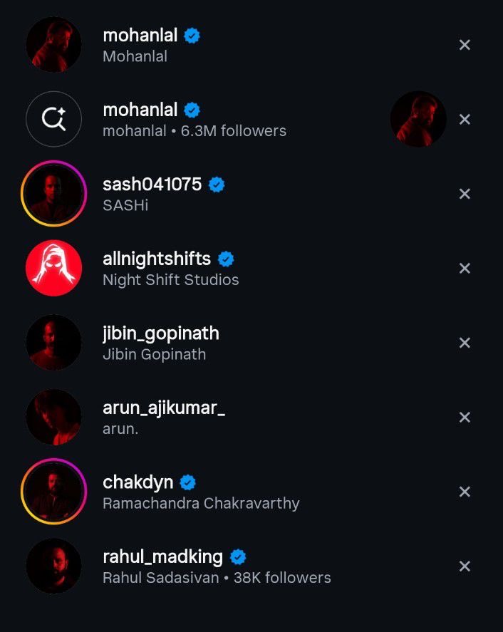 Ameshkrishnan__'s tweet photo. Entire #DiesIrae team changed DP to Red 💀🔥
#Mohanlal #PranavMohanlal #RahulSadasivan #NightShiftStudios #YNotStudios https://t.co/4V7RBtn1Nh