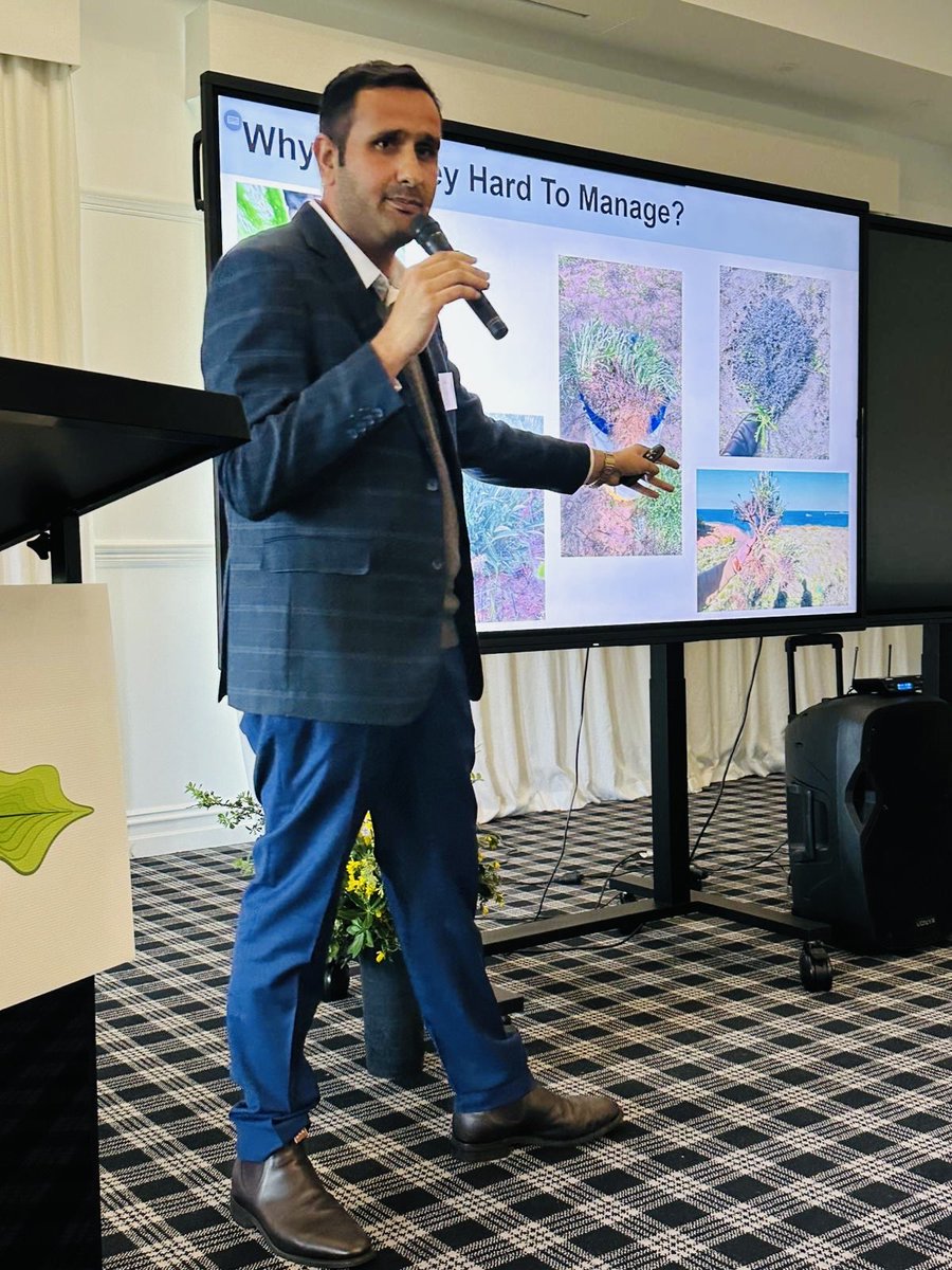 a1bajwa's tweet photo. It was lovely to talk about our research on #weedy #Gazanias at the #Victorian #Weeds #Conference last week. Thanks for the invite The Weed Society of Victoria (@society_weed). It’s encouraging to see rising awareness on this topic backed by our evidence-based research. We are paving the way for #social_licence required to #stop_the_spread of this harmful weed. Thanks @GRDCSouth for supporting preliminary work on this issue.  
#weedscience #gardenescapes #invasivespecies #landcare 
#LaTrobeInstituteforSustainableAgricultureandFood @SABE_latrobe 
@latrobe @WeedSmartAU