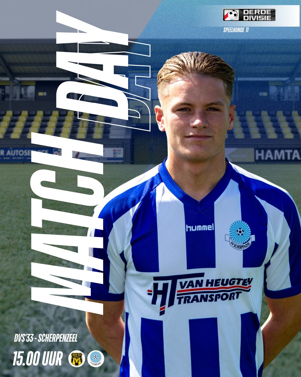 VVScherpenzeel's tweet photo. ➡️ MATCHDAY

@DVS33NL
@Derde_Div

Tot vanmiddag in Ermelo 🔵⚪️

#Scherpenzeel #Ermelo #dvs33 #Ermelo #VVScherpenzeel #DerdeDivisie https://t.co/lnqSK3ZVMy