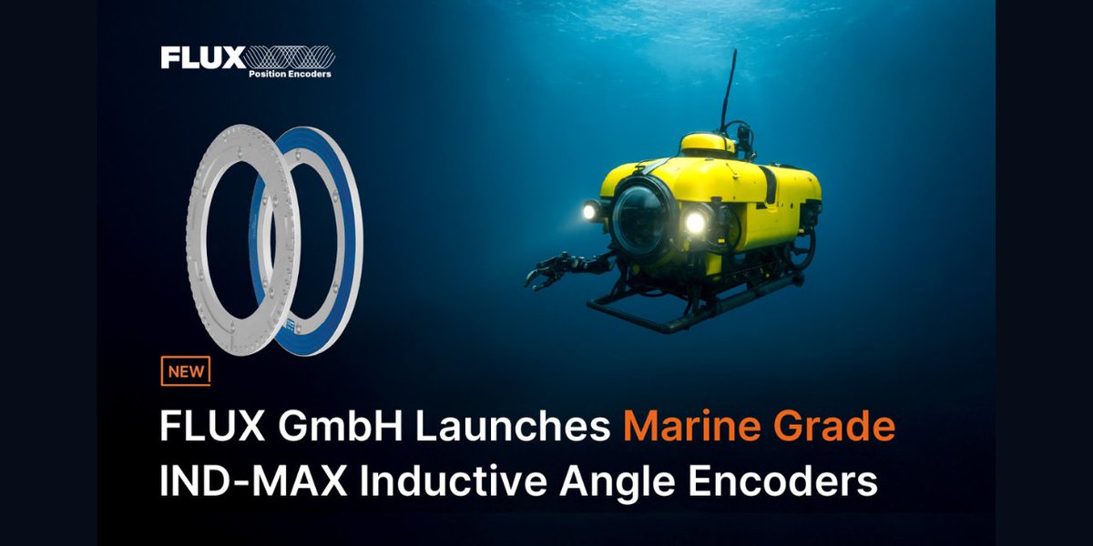 TextileValue's tweet image. FLUX launches marine-grade encoders engineered for precision and performance in the toughest offshore environments. ⚙️🌊
Read More: textilevaluechain.in/technology/flu…
#FLUXGmbH #EncoderTechnology #MarineEngineering #IndustrialAutomation #OffshoreSolutions