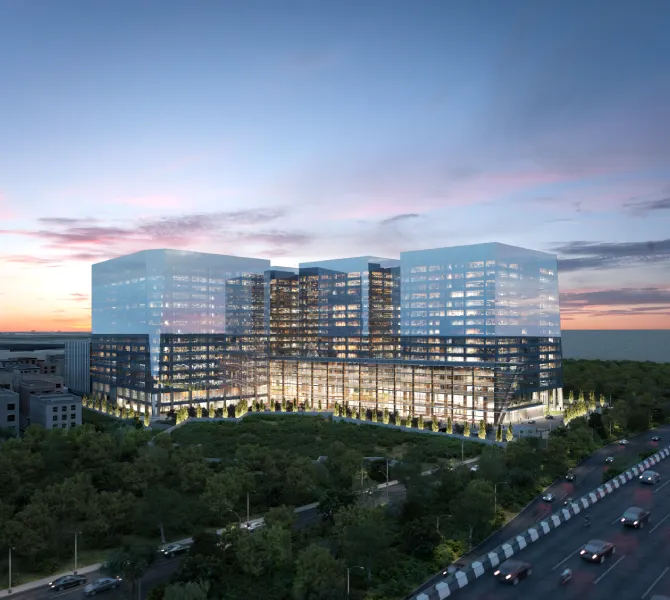 NoidaUpdatesX's tweet image. Google keeps expanding in NCR, leased another office in Gurugram 🔥

This time 6.17 lakh sq ft at DLF Hines Atrium Place

One of largest corporate deals of year and another one after they took 5.34 lakh sq ft in Intellion park Gurgaon