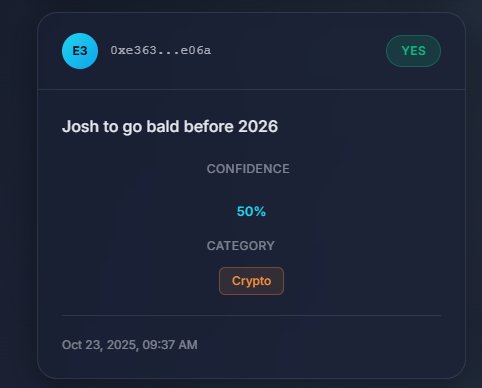 chocolate_beee's tweet photo. What an epic prediction! Nailed it on irysScope
@josh_benaron going Bald before 2026 WTF
#FutureTold @irys_xyz https://t.co/JIYSMuFdQ3