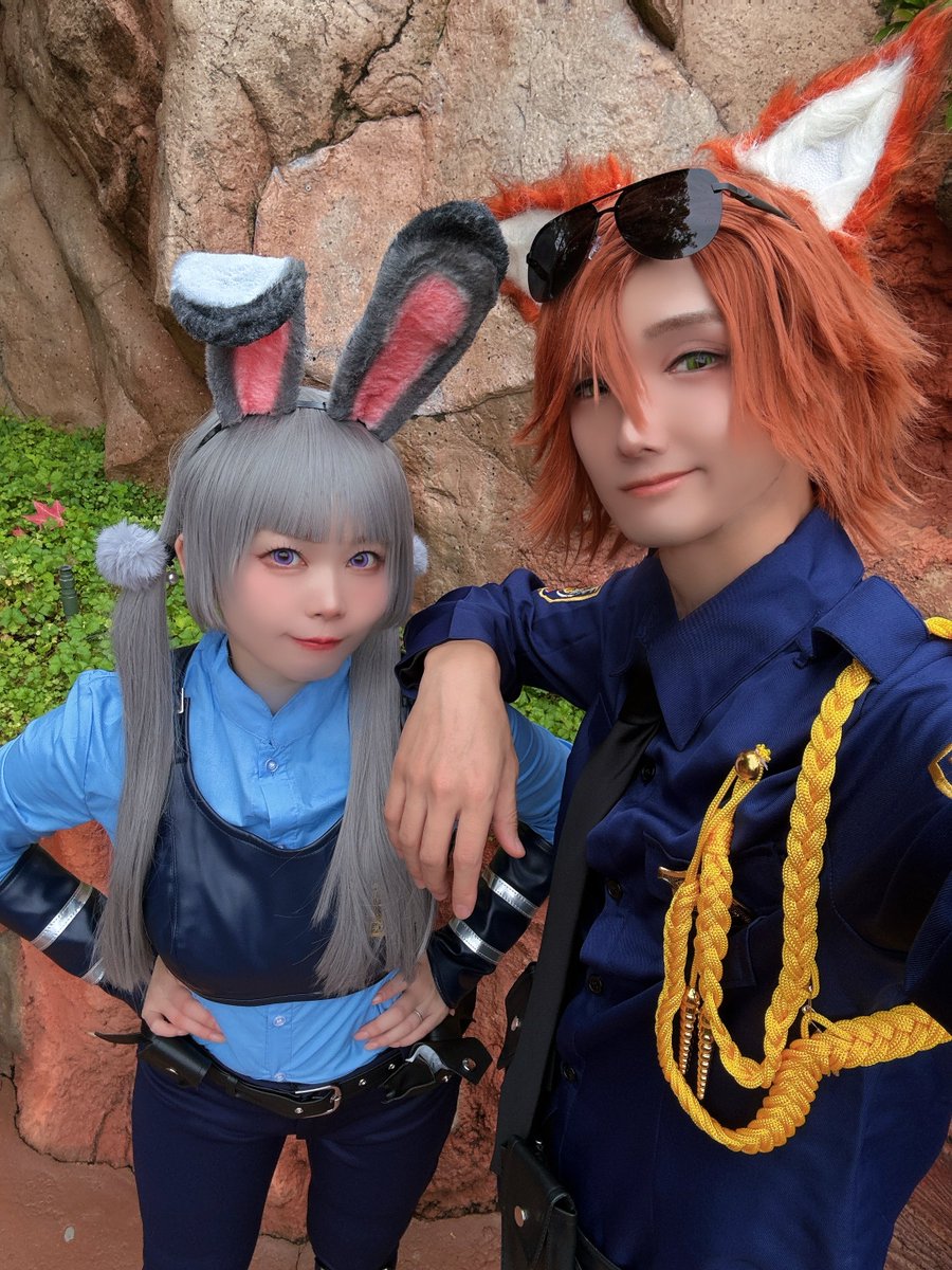 人生初のDハロ仮装は、ズートピア🦊🐰✨ ニックとジュディでランド堪能