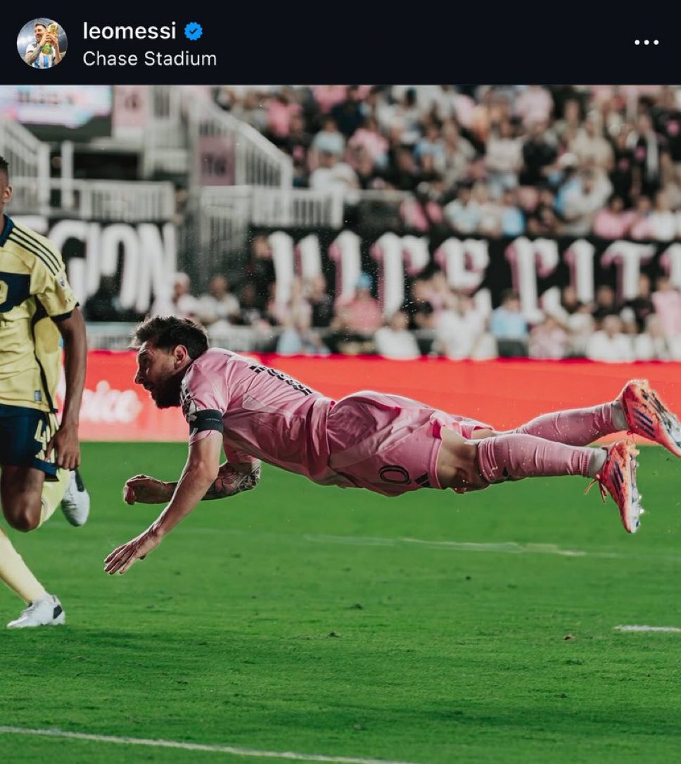 Messi doesn’t score so many headers but whenever he does, they’re special