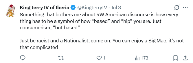 DudeTheJesus's tweet photo. I skimmed through this guy's profile and... he's deeply fascinating. Unless it's some sort of post-post-post ironic ragebait satire, we're witnessing what can only be described as the Portuguese equivalent of Cybersmith. https://t.co/A8yWfIQzmf