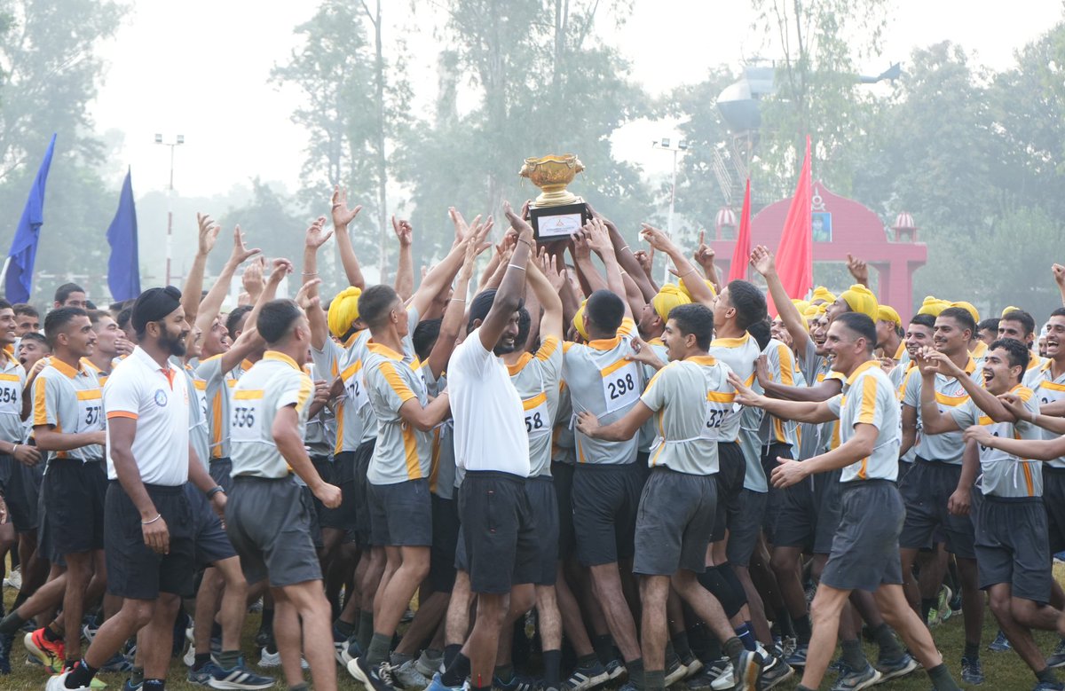 suryacommand's tweet image. Agniveers Excel in X-Country Competition | #KillerInstinct 🏃‍♂

Courage in every heartbeat, determination in every stride. ⚡
The Agniveers undergoing training at the Sikh Light Infantry Regiment Training Centre, Fatehgarh, showcased exceptional endurance, grit and teamwork…