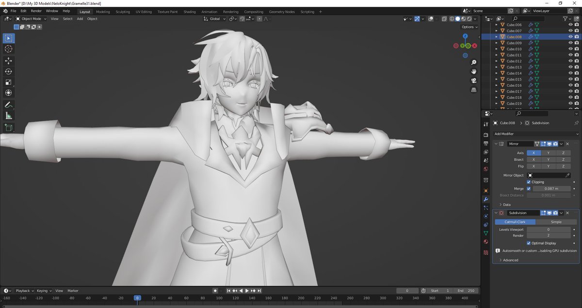 neloelloel's tweet photo. Dragon Knight 

Personal Project WIP, hwehe 

#3DCG #b3d #VRChat #Vtuber https://t.co/pSRMAYbY8F