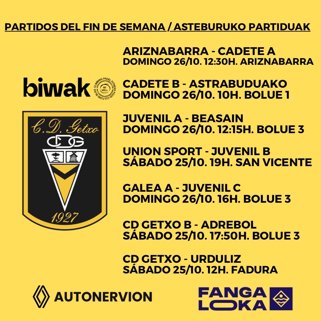 CD Getxo (@cdgetxooficial) on Twitter photo 