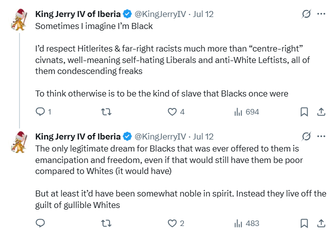 DudeTheJesus's tweet photo. I skimmed through this guy's profile and... he's deeply fascinating. Unless it's some sort of post-post-post ironic ragebait satire, we're witnessing what can only be described as the Portuguese equivalent of Cybersmith. https://t.co/A8yWfIQzmf