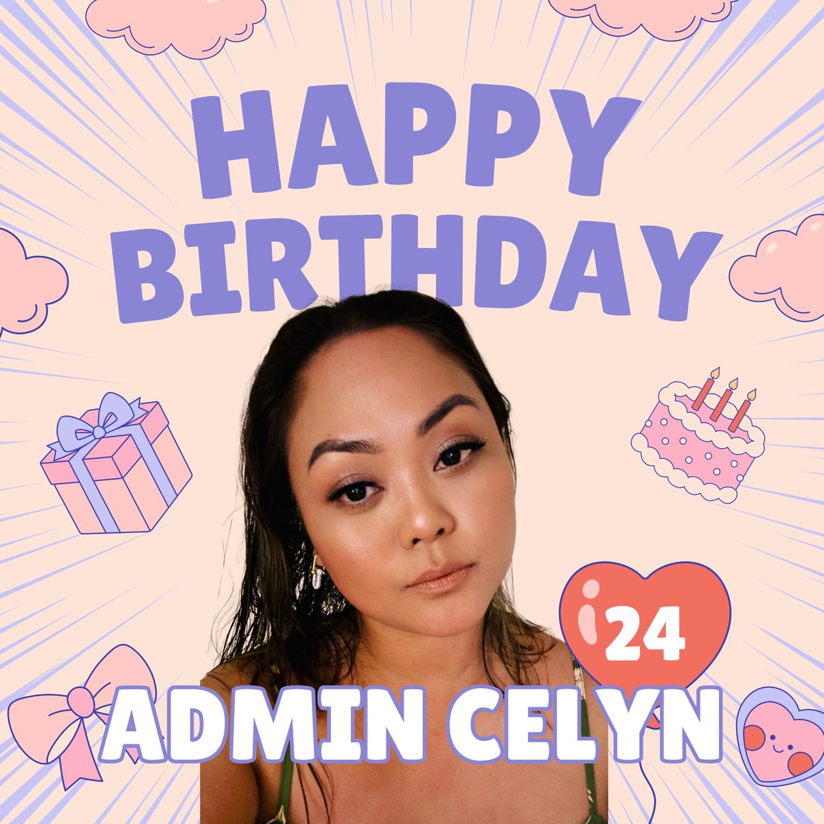 KimPauInterna's tweet photo. Happiest Birthday to our radiant KPI Team USA Admin, @JocelynJt82 ! 💎🎉
The glass-skin glow is real — and so is your heart of gold! From your generosity in sharing blessings for Bingo nights  to your unwavering support for every KPI event, you always shine in every way possible! 

You’re proof that beauty truly glows from within — kind, thoughtful, and always ready to lift others up. 

Your love for Kim and Pau radiates through everything you do — loyal, genuine, and full of heart, just like our favorite duo! 

May this year bless you even more abundantly — with laughter, love, Bingo wins (and maybe a few KimPau moments to make you scream “kilig!” 😉), and endless reasons to keep smiling that De Guzman smile! 

Thank you, Celyn, for being one of KPI’s brightest gems — glowing, giving, and grounded in love for Kim, Pau, and the entire KPI family. 

With lots of love from your KPI and Team USA family! 💖

#HappyBirthdayCelyn #KPIFamily #ForKimAndPau #KimPauLove