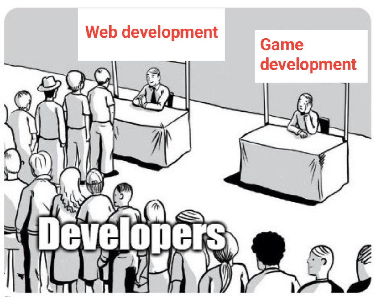 fidexcode's tweet image. But why are people not interested in learning game development?