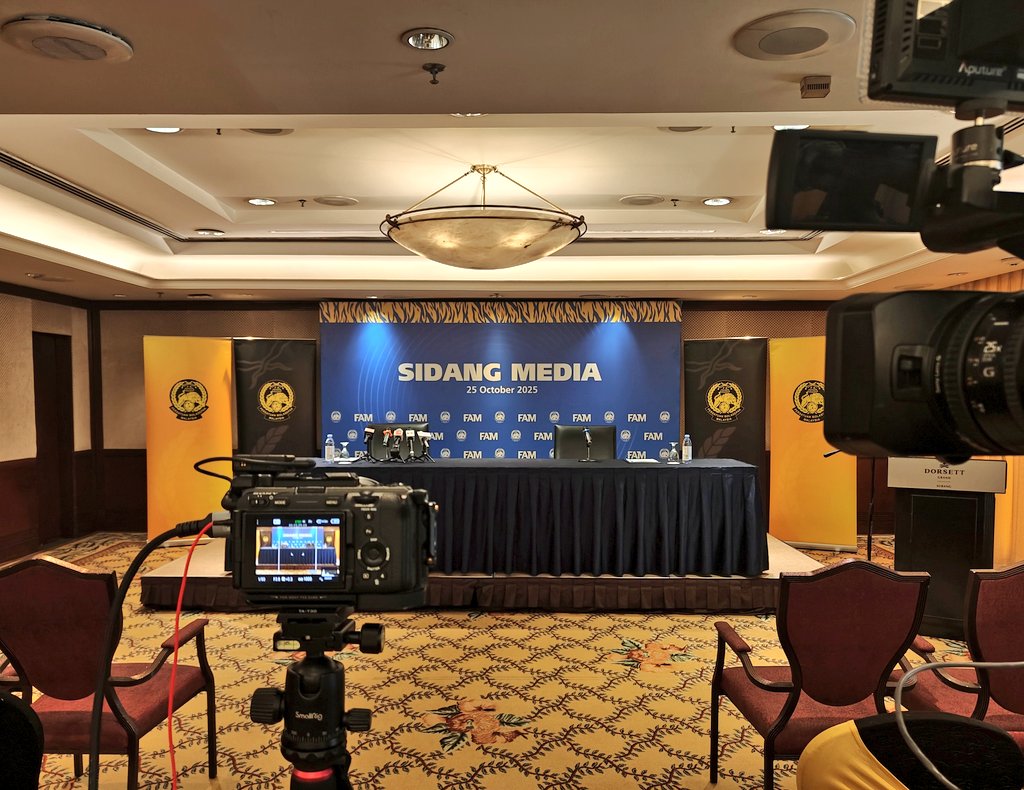 HareshDeol's tweet photo. Sidang media FAM
25 Oktober 2025 https://t.co/ZOyIO7NEb6