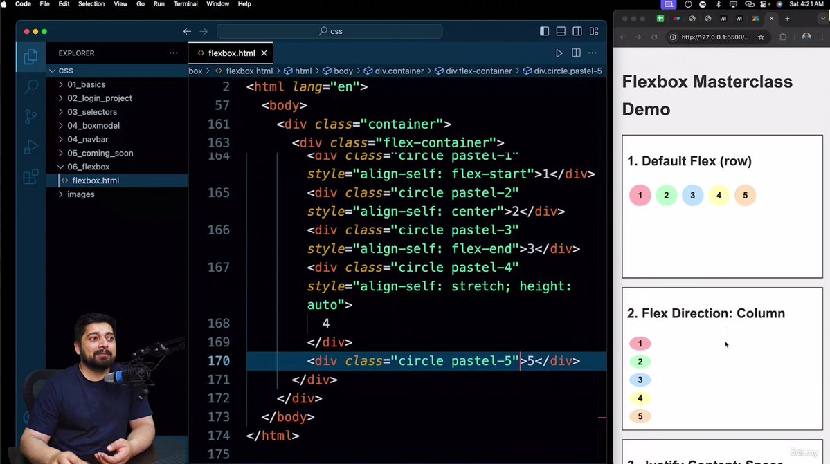 codeXninjaDev's tweet image. Day 14 of #WebDevTortoiseChallenge 🐢 by @ChaiCodeHQ @Hiteshdotcom 
Built a Coming Soon page using linear-gradient, object-fit, rem, SVG, Google Fonts, box-shadow & transition.
Also learned Flexbox: flex-direction, justify-content, align-items, flex-wrap, order, flex-grow.
#udemy