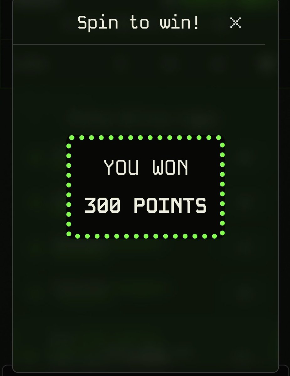 No off for $BOOST ing!
Starting with spin task on <a href="/boostdotgg/">Boost</a> season 2 campaign and win 300 points.  Not bad to start this Sunday.
LFB!