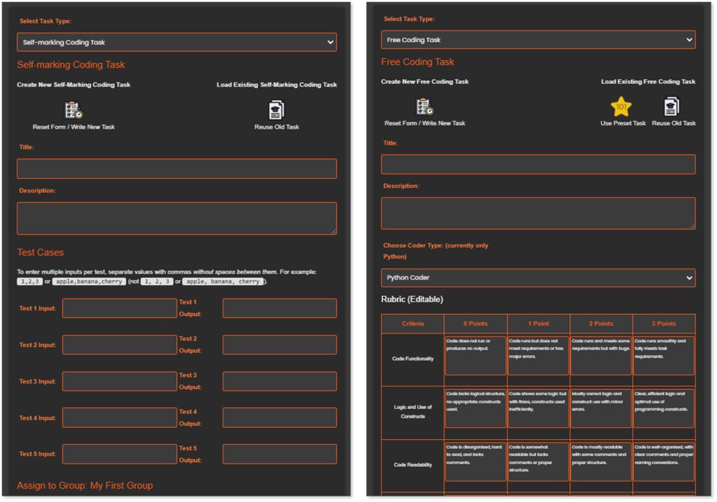 csuk_teacher's tweet image. Empower your students with creative freedom! 🎨✨ Set open-ended tasks or self-marking assignments with instant feedback. Perfect for engaging and tracking progress in computer science classes! 🚀
coder.csuk.io
#CSTeacher #Computing #learning