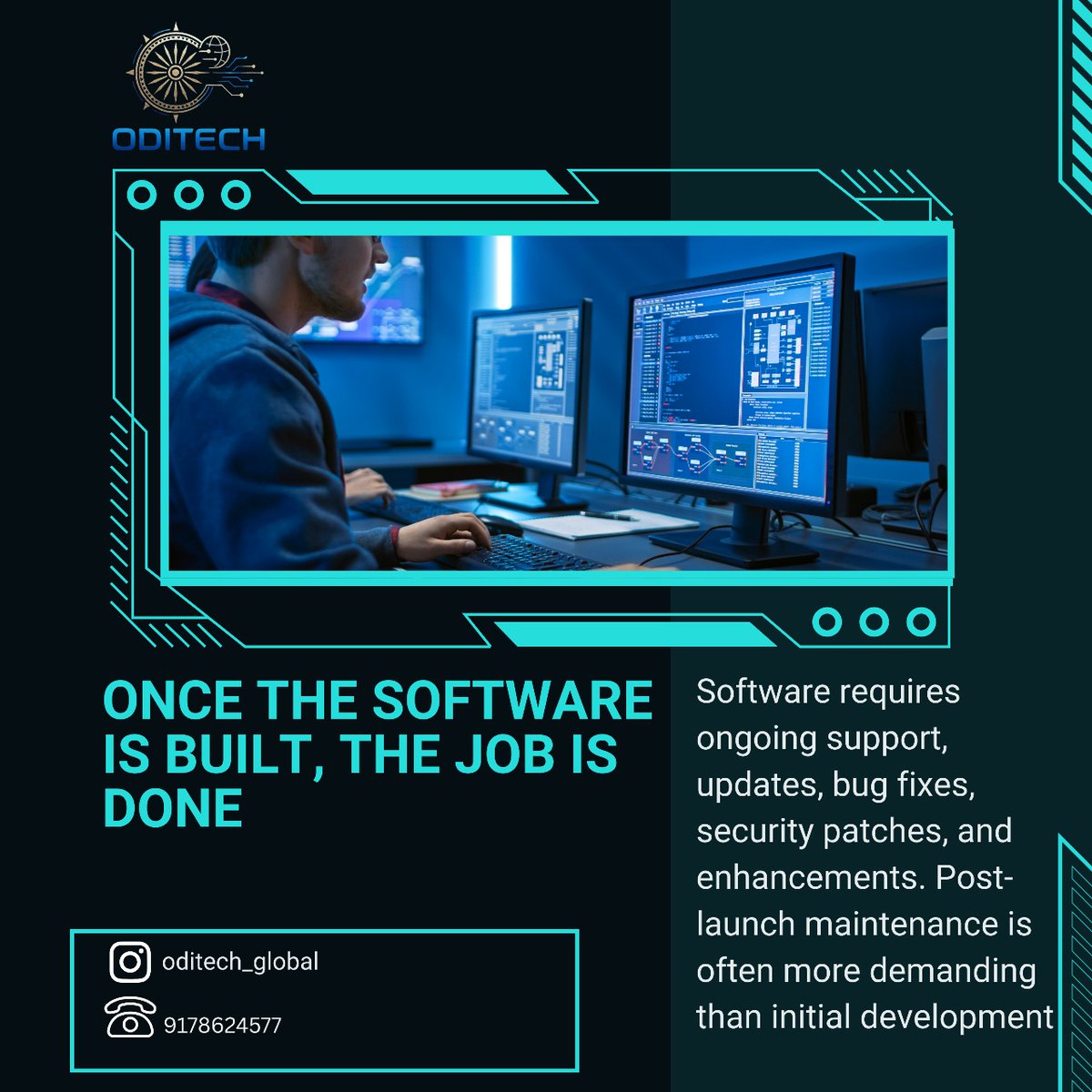 oditechglobal's tweet image. We don’t just write code – we create #solutions that empower businesses. Our #SoftwareDevelopment services are designed to streamline operations, improve #Efficiency  and unlock new growth opportunities.