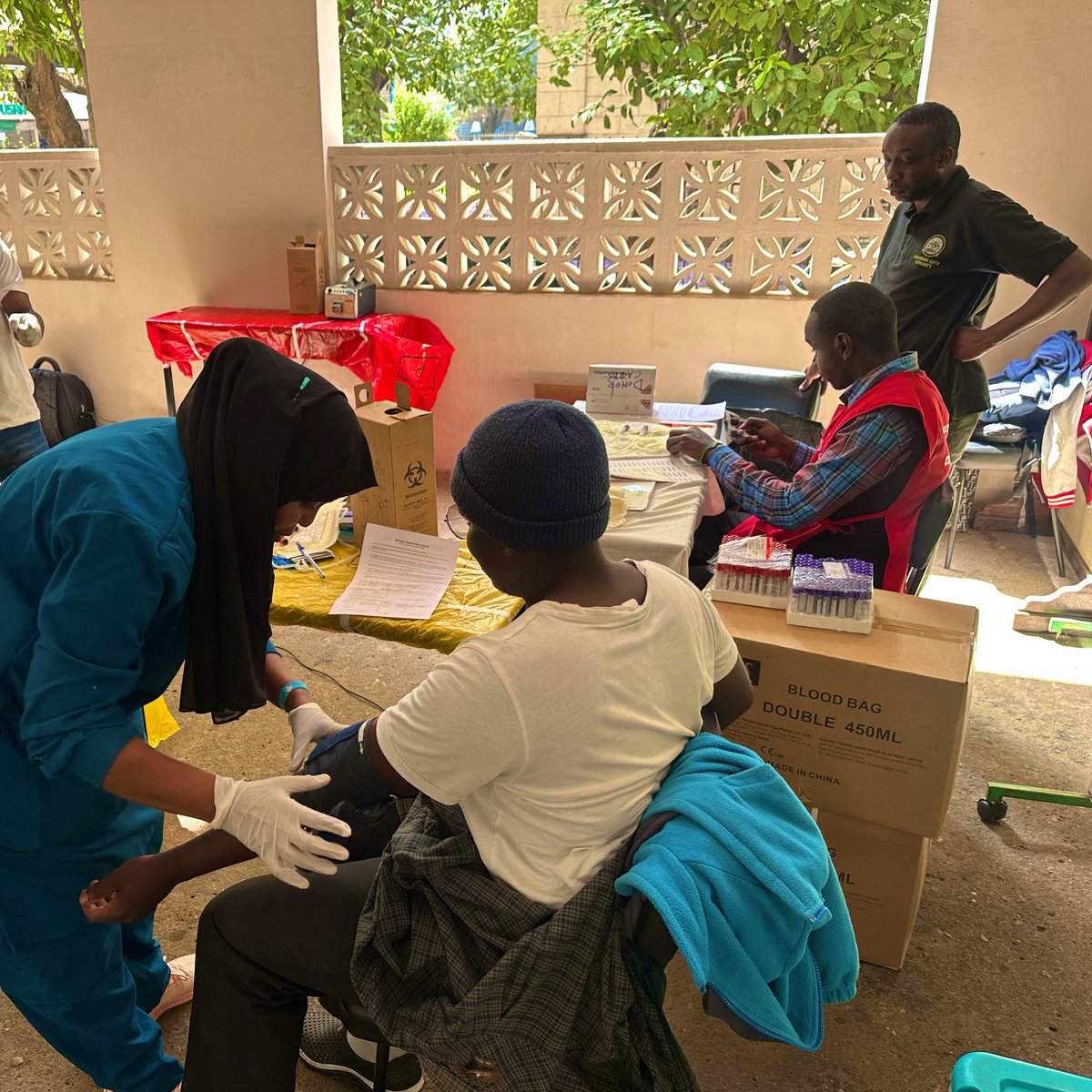 Come and donate blood and save lives. The drive is on from 9:00am till 4:00pm