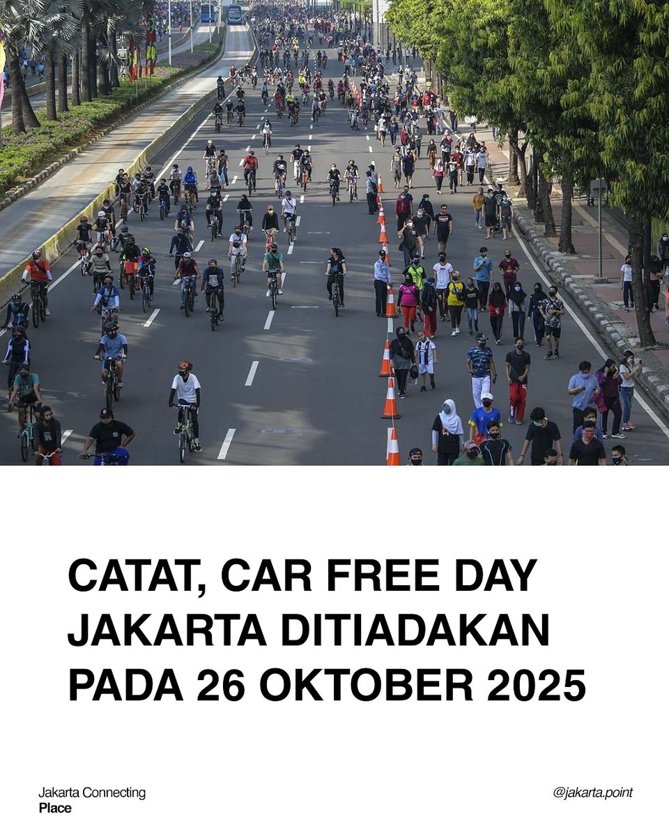 sekedar info ya Jaks, besok gak ada cfd