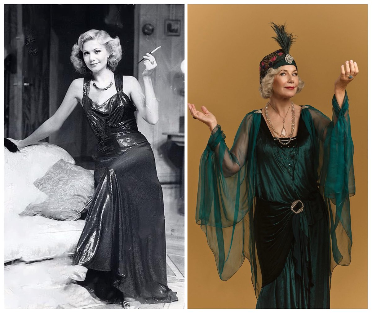 DempMake's tweet image. Today marks the birthday of the ever-brilliant @GlynisBarber!
From And Then There Were None to Death on the Nile, her journey through Agatha Christie’s world and beyond continues to enchant audiences, as her grace and talent shine across the years. Many happy returns Glynis!