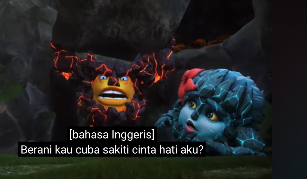 I'm glad Monsta finally included their scene in the Baraju series. Because when else will we get a romance scene here and an official ship? 😂 and a little bit of romance can also lighten the tense atmosphere a little 🙂‍↕️🤭 I'm very grateful 🙏✨️ #BoBoiBoy #monsta