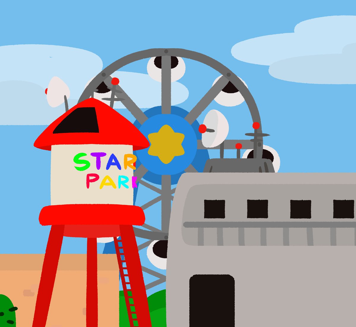 Welcome to Starr Park! (Can you tell I'm starved for lore content)

#BrawlStars #BrawlStarsArt #brawlstarsfanart #StarrPark