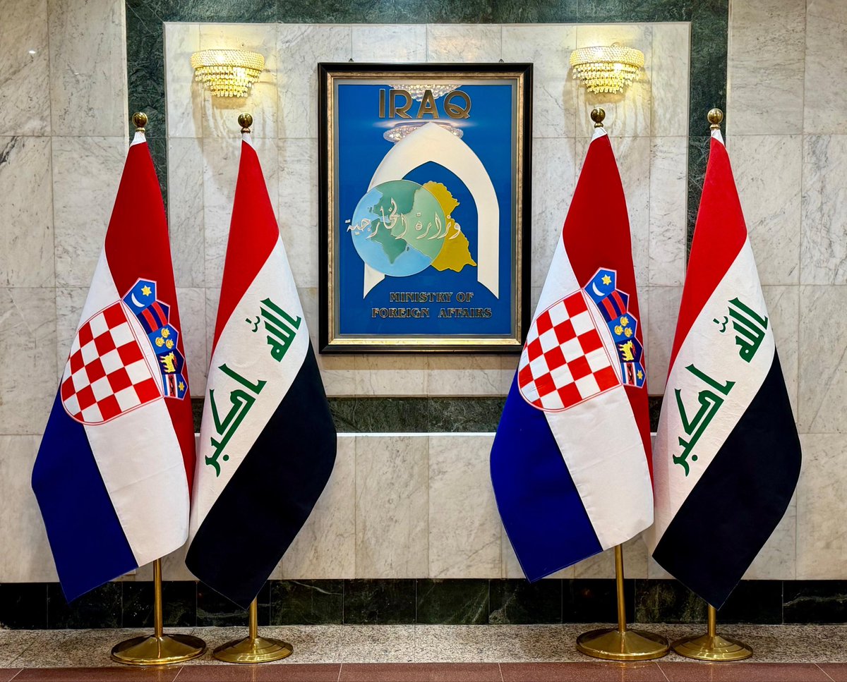 سأستقبل اليوم في بغداد السيد غوردان غريليتش رادمان وزير  خارجية كرواتيا، لبحث تعزيز التعاون في مجالات السياسة والاقتصاد والتجارة والاستثمار والطاقة والسياحة وازالة الالغام، كما سنبحث القضايا الاقليمية والدولية ذات الاهتمام المشترك.