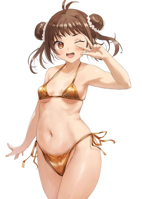 金ビキニ那珂ちゃん