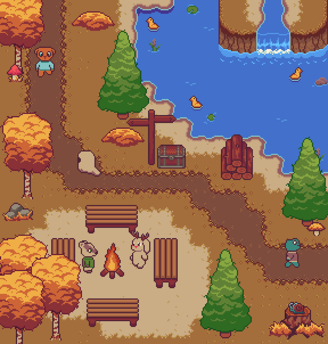 sablebytes's tweet image. Day 25 of my #October Game Asset Challenge and I added more tree, farm clutter (mailbox, logs, benches, etc) :)          

Find them and everything else from my October posts for free on sablebytes.itch.io on the 31st !         

#pixelart #gamedev #gameassets #indiedev