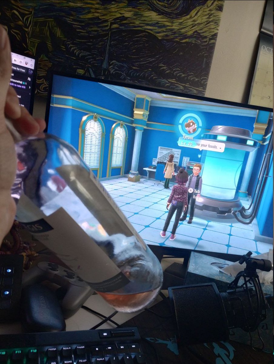 Still no shiny Tyrunt and almost out of rosé.
(Full disclosure, it's de-alcoholized, lol.)