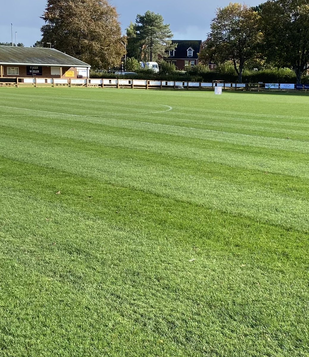 Pitch ready Alphington v Thorverton 🧡⚽️