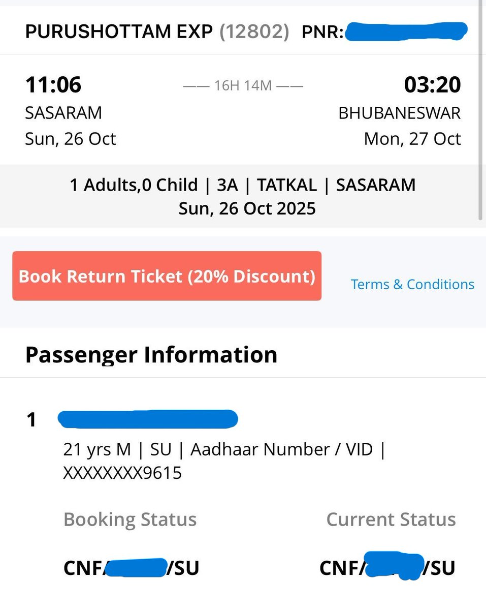 Shayad main bhi dalal hoon :)

Aadhaar authentication ke baad ab Tatkal ticket book karna kaafi easy ho gaya hai, bas thoda fast hona padta hai, par jinse nahi ho pata, woh sabko dalal bol dete hain #IndianRailways