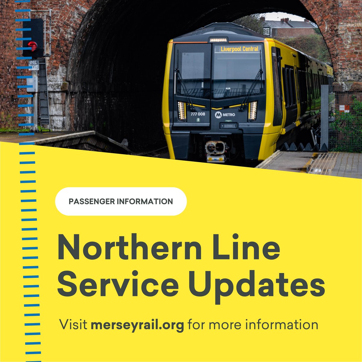 merseyrail's tweet photo. ⚠️ Due to signalling issues at Sandhills.
 
🟦 All Northern Line services are delayed or cancelled this morning.

👷Network Rail is on site.
  
ℹ️ Please click here for details: https://t.co/aPpCnqn5Yb https://t.co/icVeFtGdZW