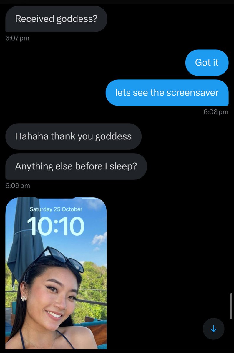 Quick and easy little $500 drain and now I’m his screensaver. Everyone pay your respects for another man down bad 😂😂😂