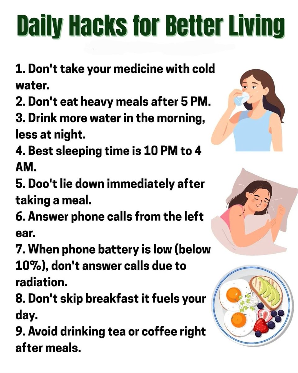 CadioArena's tweet image. Daily Hacks for Better Living👇👇👇