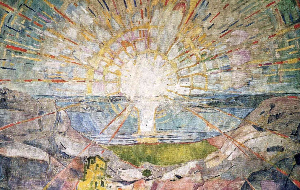 The Sun by Edvard Munch
