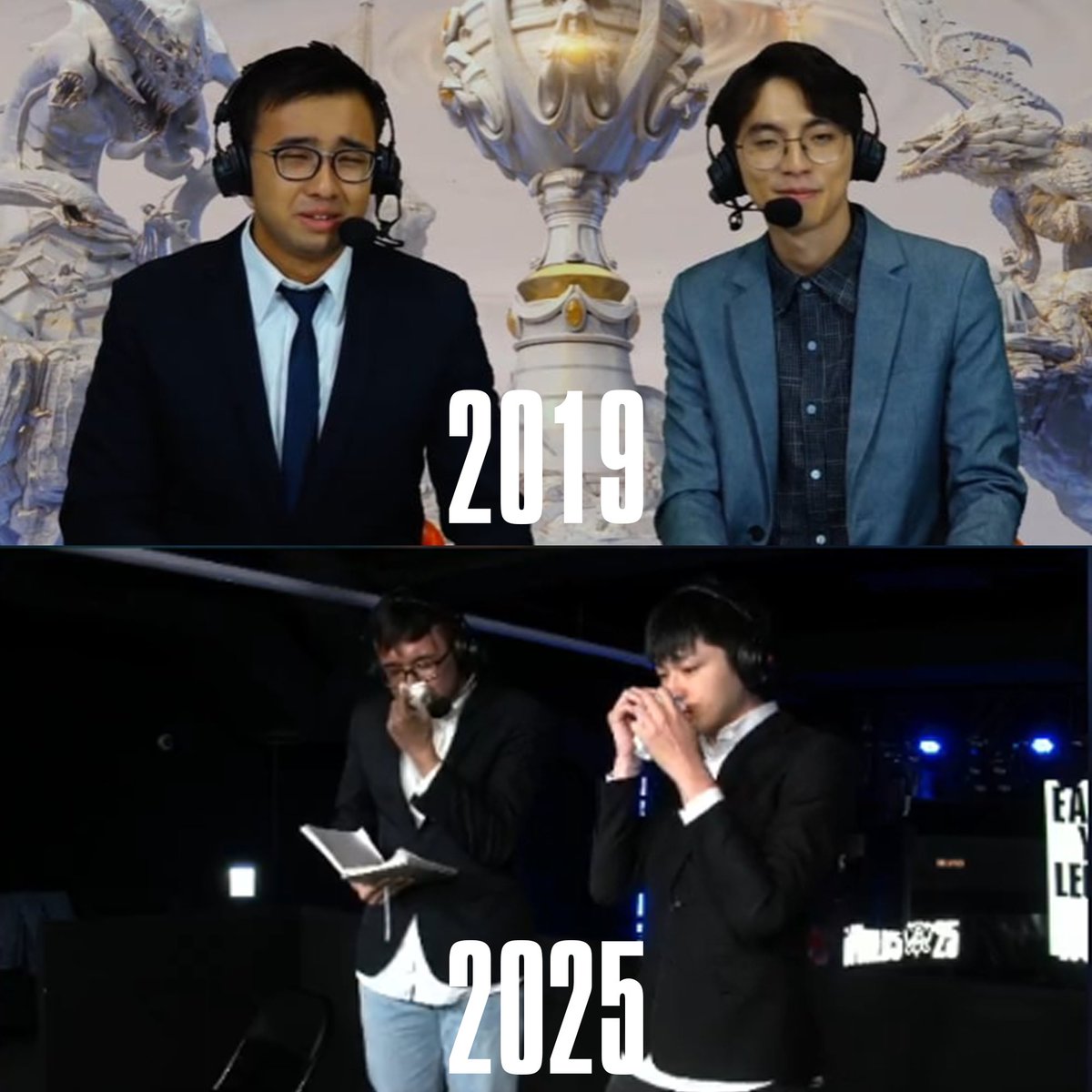 talonesportslol's tweet photo. Tears of Sadness vs Tears of Joy https://t.co/CB9NNo8Mzf