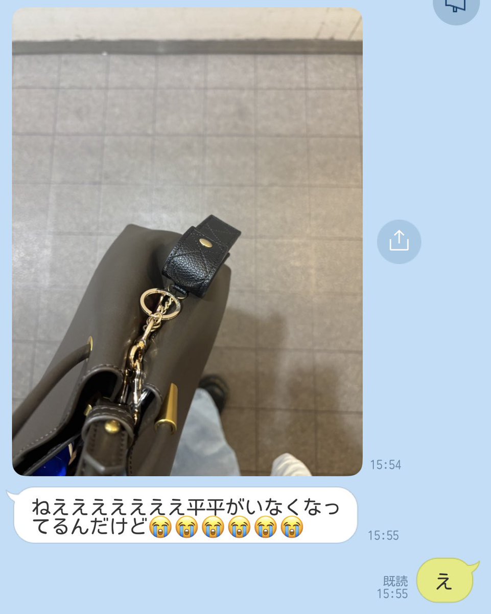 Rikanan_world's tweet photo. \ 失くしもの捜索願い😭😭 /

ヘイヘイの編みぐるみキーホルダーを
【恵比寿〜渋谷〜井の頭線の道中🚃】で
見かけた方いらっしゃいましたらご連絡ください🥲🥲

Hawaiiのショップでお揃いで買ってプレゼントした大事なものなんです、、皆様のお力を貸していただけませんか🥲🥲

#拡散希望　#捜索願い https://t.co/rSZUgDY8wQ