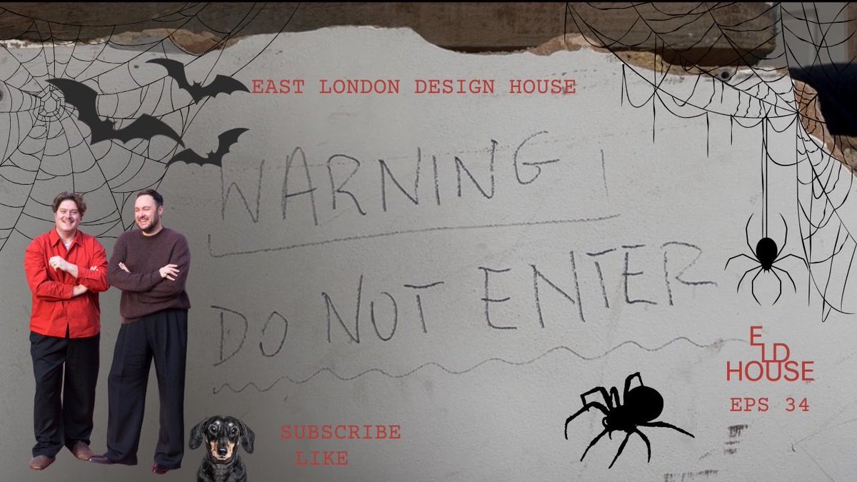 Do not enter! Was the sign our builders wrote this week! YouTube ep now live! #eastlondon #renovation youtu.be/FyouwJOFA7w?si…