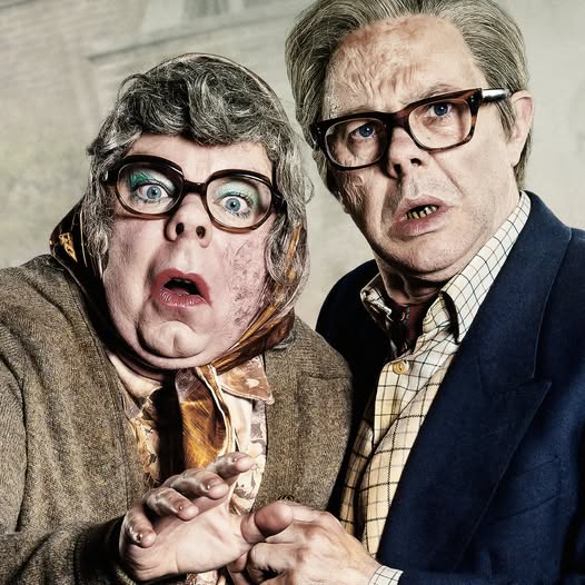 Steve Pemberton, who will be joining us soon, gained fame for The League of Gentlemen alongside Mark Gatiss and Reece Shearsmith, here with Steve, who later joined him on Inside No.9. Info on our event with Steve at the-space.uk <a href="/InsideNo9_/">Inside No.9</a>