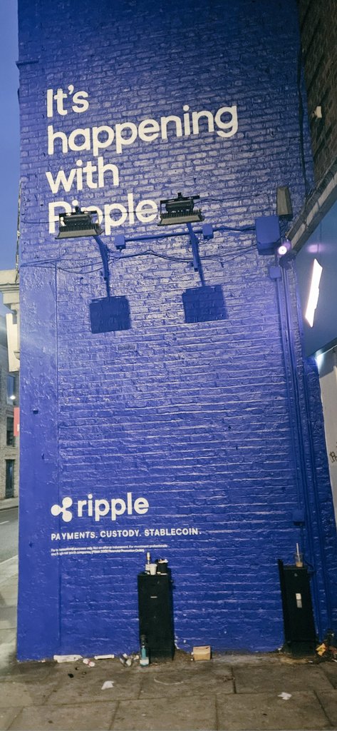 Billowbeaner's tweet photo. Saw this in Fulham this morning. $XRP. https://t.co/l3B3QAKv6W