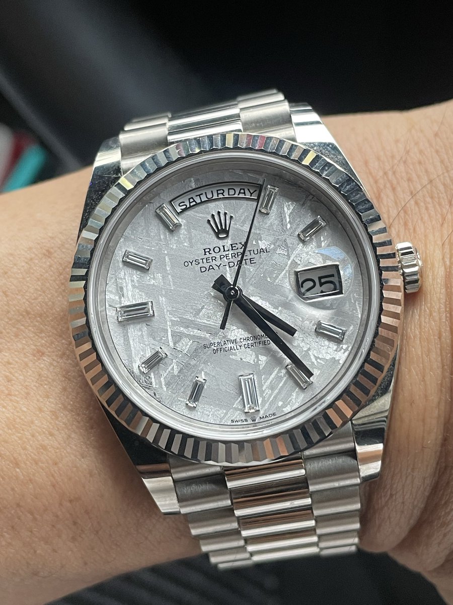 LLMqE6ljKVw83C9's tweet image. 今日もおつかれさまでした🥹
#ロレックス　#DD
#メテオ　#時計