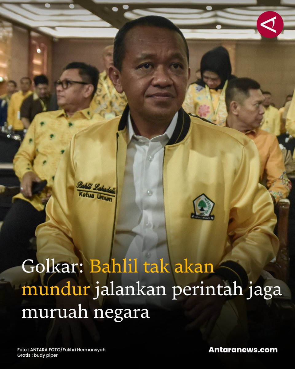 antaranews's tweet image. “Konstruksi berpikir Pak Prabowo itu mengajak kita menyadari bahwa Indonesia ini rumah besar bangsa yang harus dirawat," tutur Idrus

#idrus #bahlil #golkar 
Baca selengkapnya 
antaranews.com/berita/5198317…