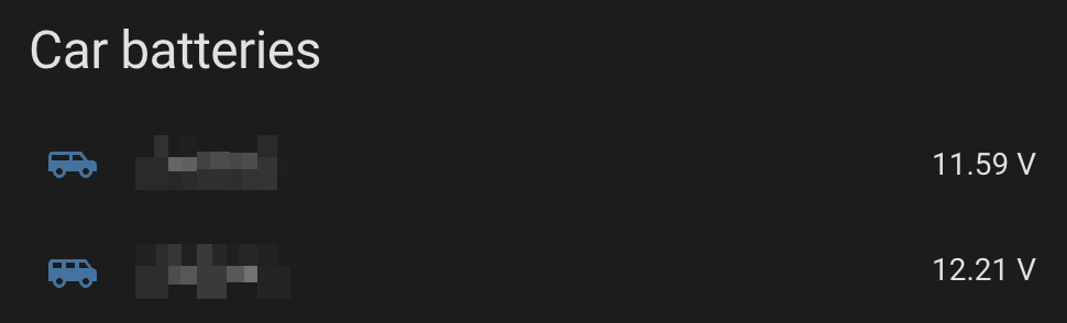 Tak mesic zpatky jsem dlouho sedel ve vypnutem aute s pustenym radiem a malem neodjel z obchodaku, tak jsem si pridal baterky do Home Assistanta.

Vyplatilo se, dnes jsem usetril jednu cestu zpatky domu pro startovaci powerbanku. 😂