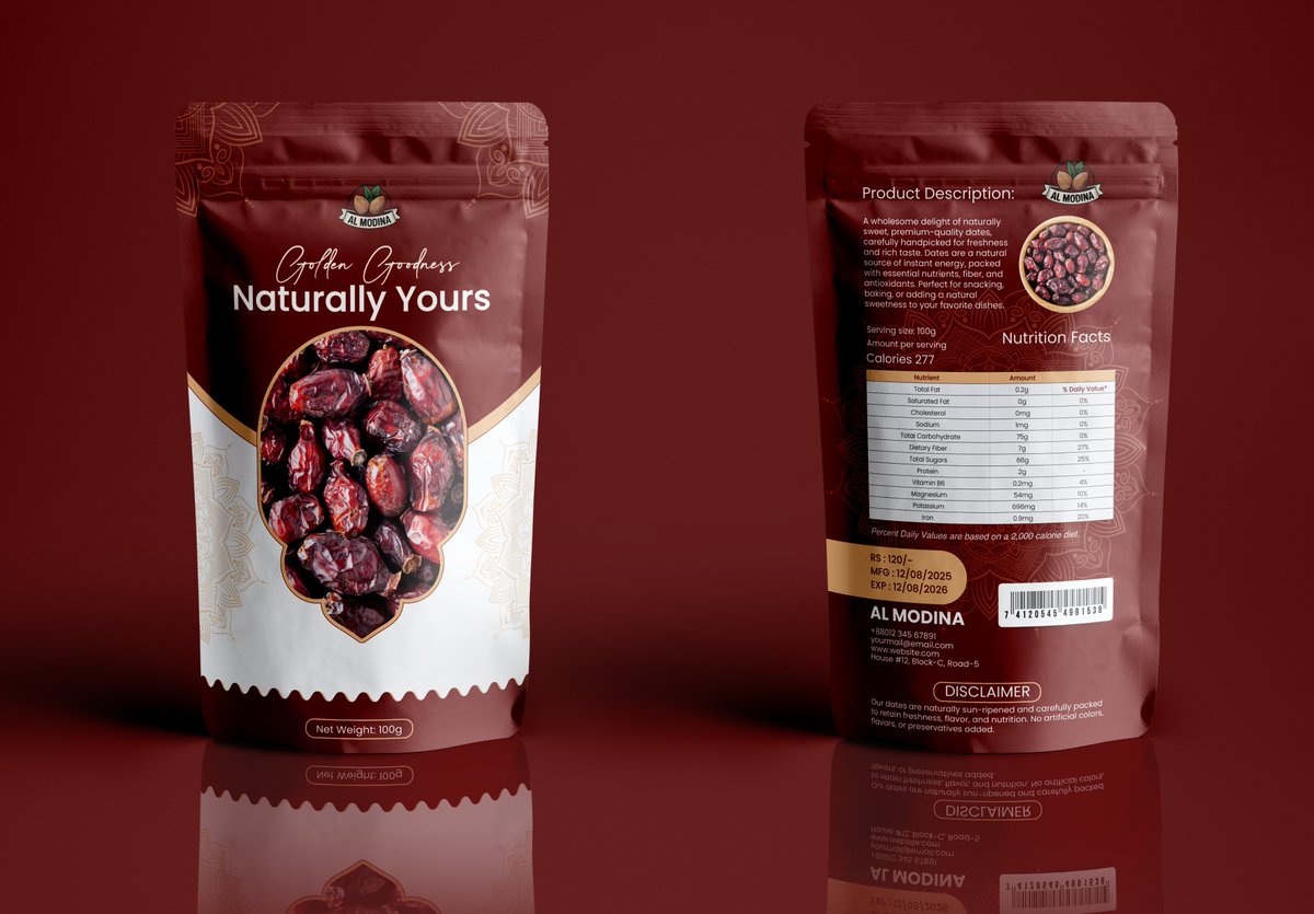 graphivex's tweet image. Modern Tea Pouch Packaging — clean, minimal &amp;amp; premium design to strengthen brand identity &amp;amp; gain customer trust.

👨‍💻 Designer: Bodrul (Graphivex)
#PackagingDesign #PouchDesign #TeaPackaging #BrandingDesign #ModernPackaging #ProductBranding #CreativePackaging #PackagingConcept