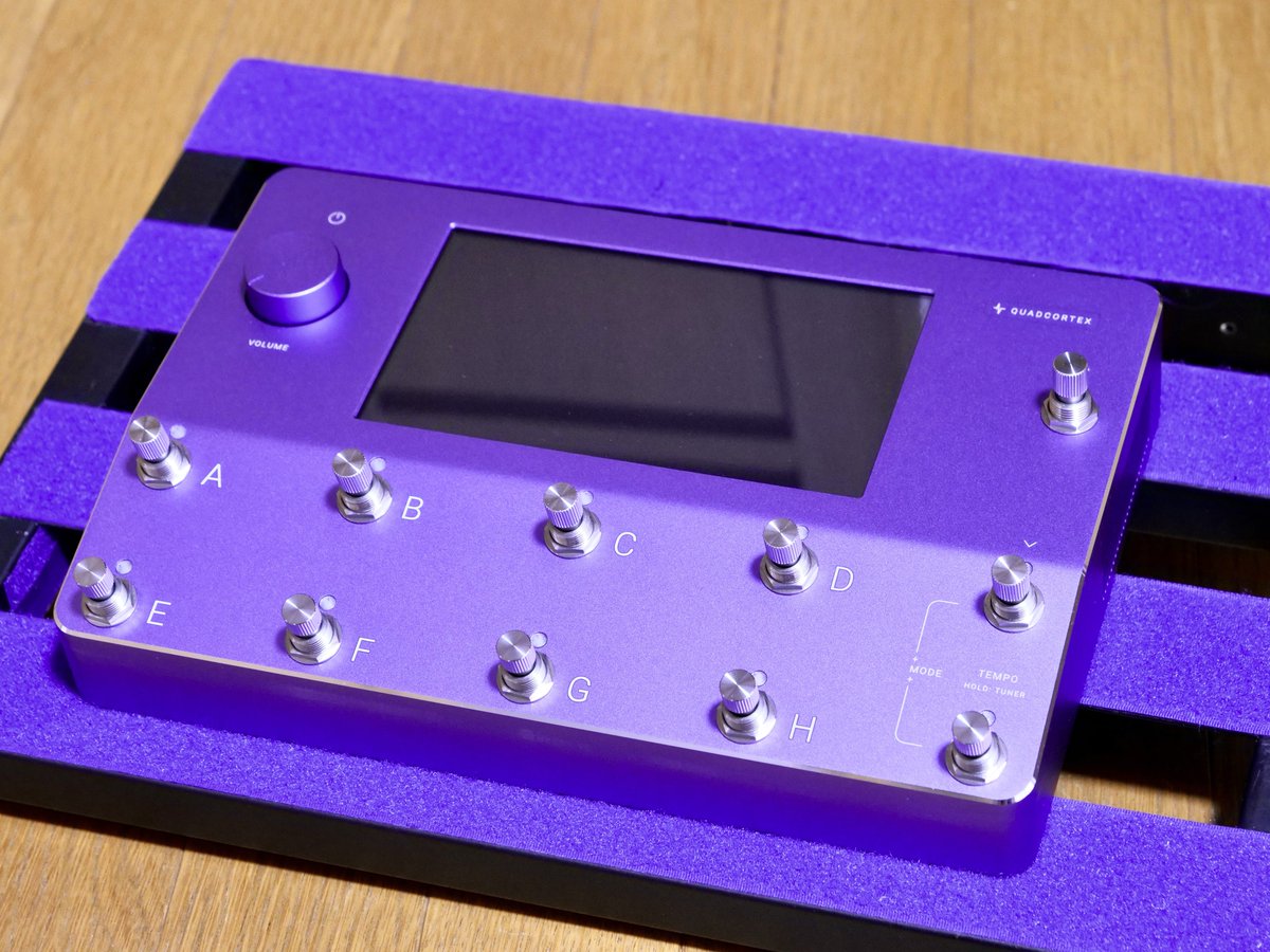 MNG! Quad Cortex PURPLE Special Edition 公式から限定カラーとして紫