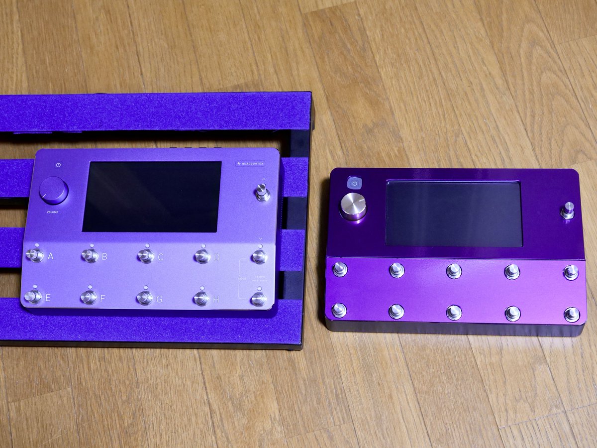 MNG! Quad Cortex PURPLE Special Edition 公式から限定カラーとして紫